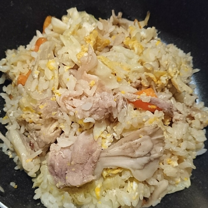 冷蔵庫整理の キャベツ舞茸チャーハン レシピ 作り方 By ぴぐ 楽天レシピ 冷蔵庫整理の キャベツ舞茸チャーハン レシピ 作り方 By ぴぐ 楽天レシピ